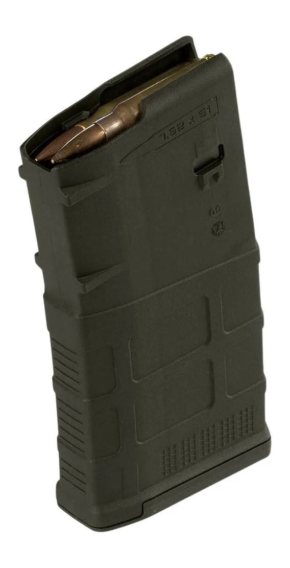 Magpul MAG291-ODG PMAG 20 LR/SR GEN M3 308 Win Magazine ODG - View 2