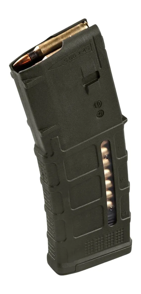 Magpul PMAG 30 AR/M4 Gen M3 Window 5.56 NATO OD Green 30rd - View 2