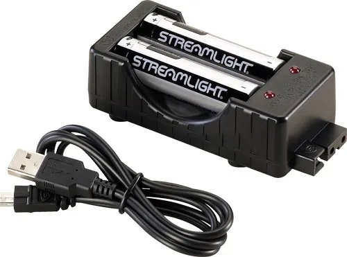 Streamlight 22010 18650 Battery Charger Dual Input Black 18650 Lithium Ion - View 2