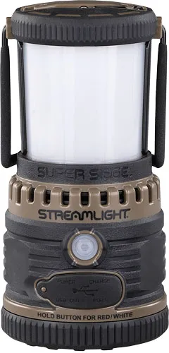 Streamlight Super Siege 44947 Lantern 1100 Lumens Coyote USB Rechargeable - View 2