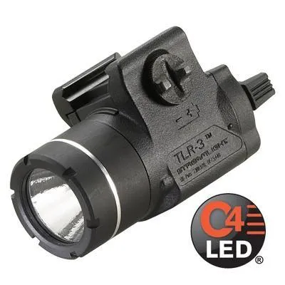 Streamlight TLR-3 69220 Weapon Light 170 Lumens White LED Matte Black - View 2