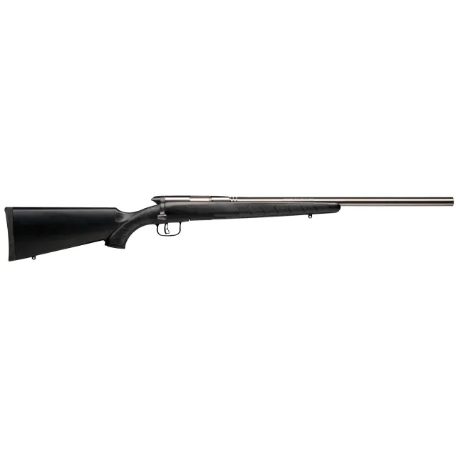 Savage Arms 96915 B.MAG Bolt Action Rifle .17 WSM Caliber 8+1 Capacity 22" Barrel Matte Stainless Metal Finish Matte Black Synthetic Stock Right Hand (Full Size) - View 2