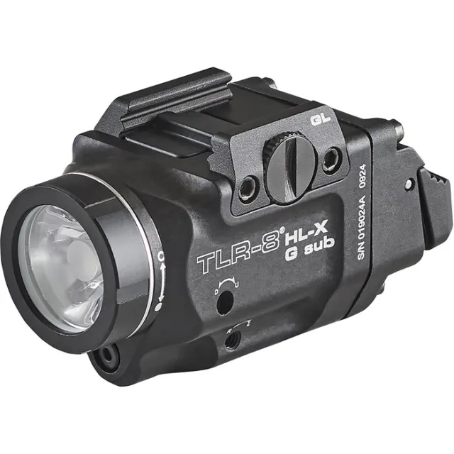 Streamlight 69476 TLR-8 Black Aluminum 1,000 Lumens Green Laser Glock 43x/48 - View 2
