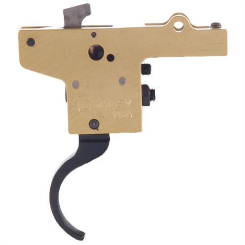 Timney 201 Featherweight Curved Trigger 3 lbs Draw Yellow/Black Finish - View 2