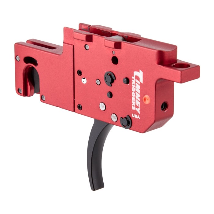 Timney Triggers 650 RPR Two-Stage Curved Trigger 8oz/1lb Black/Red - View 2