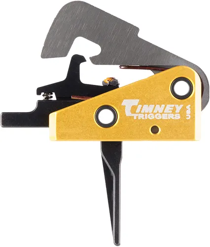 Timney 670ST Competition Trigger 4 lbs Single-Stage Black/Gold AR-10 - View 2