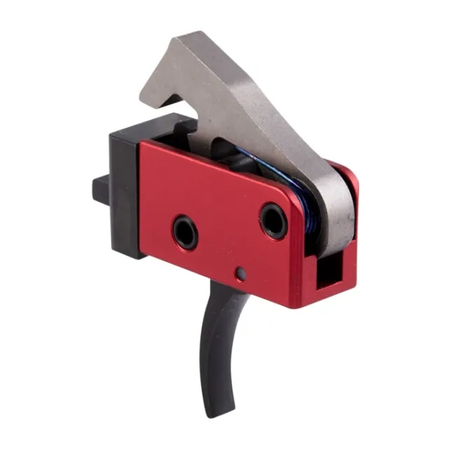Timney Triggers 682 PCC Trigger Two-Stage 2 lbs Curved Black/Red - View 2