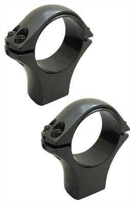Tikka S1300923 Opti-Lock Rings 1" Extra Low Black Steel Set - View 2