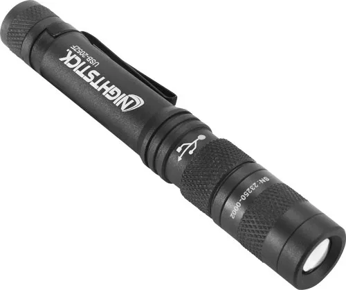 Nightstick USB Zoom Focus Flashlight Li-Ion Black - View 2