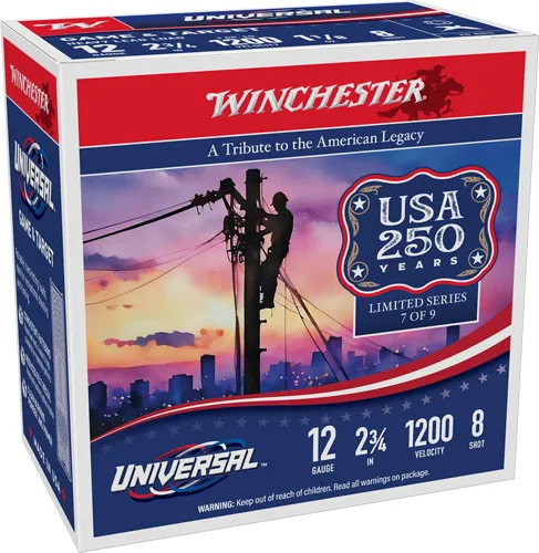 Winchester U128AV 12 Gauge 2.75 In #8 1-1/8 Oz 200 Rounds - View 2