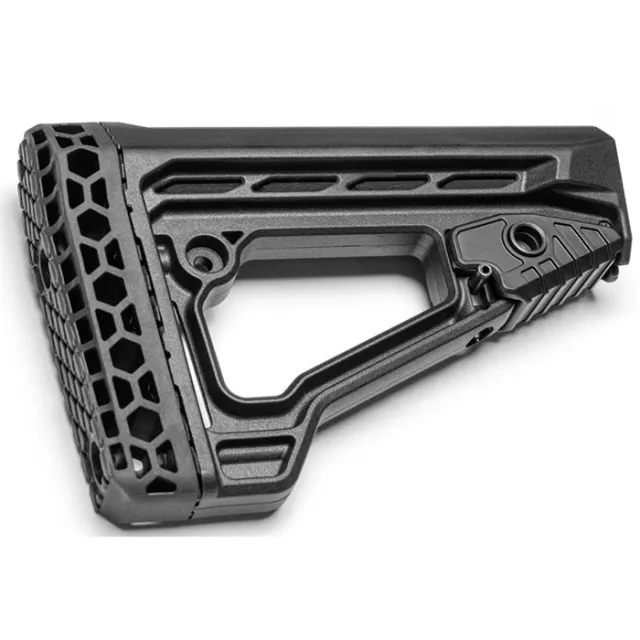 ADAPT AT02014 ARKUS Mil-Spec Adjustable AR-15/308 Stock Matte Black - View 2