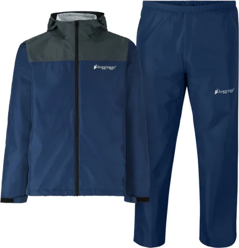 Frogg Toggs Vapor Rain Suit Blue Gray Waterproof - View 2