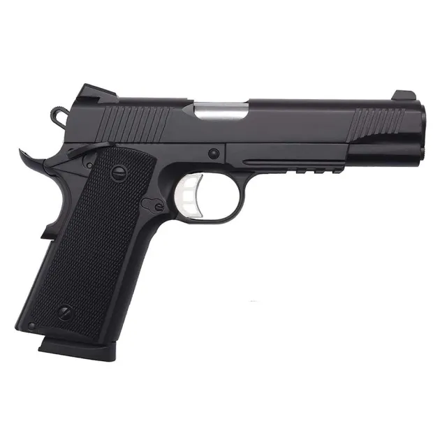 Tisas 1911 Duty 9mm 9Rd 5in Rail Black Grips Tactical - View 2
