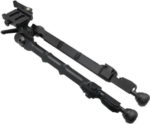 Accu-Tac HT-10 ARCA Bipod 10.6-20.4 In Flat Black 6061-T6 - View 2