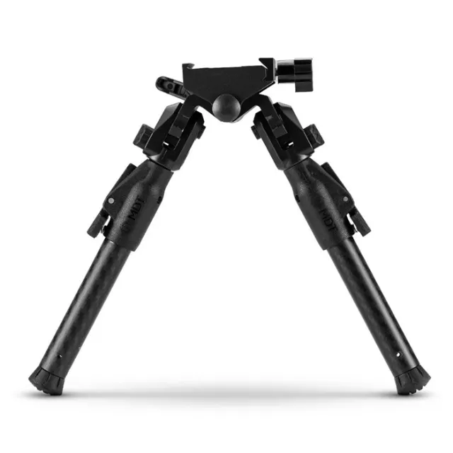 Mdt Sporting Goods Inc 105561BLK GRND-POD Black 4.50"-9" Carbon Fiber/Aluminum, Adj. Throw Lever, 4 Leg Postitions, Fits ARCA Rail & RRS Dovetail - View 3