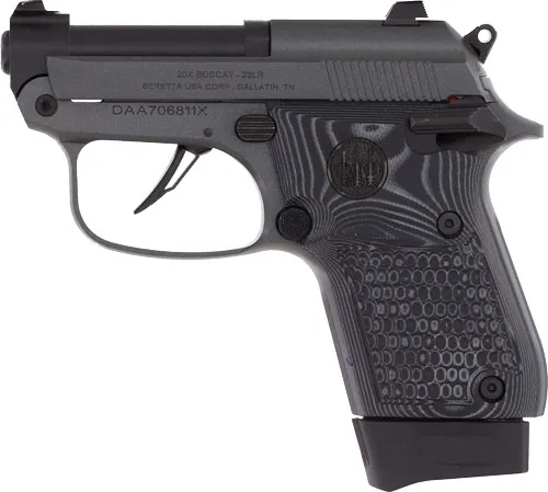 Beretta J20X22R8M2 Bobcat 20X .22LR 8RD Gray/Black G10 Grips Trident Trigger - View 2