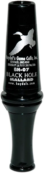 Haydel's BH07 Black Hole Double Reed Duck Call Polycarbonate Mallard - View 2