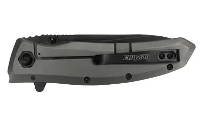 Kershaw 2200 GRID Folding Knife, 4Cr14, 3.7" Drop Point, SpeedSafe - View 3