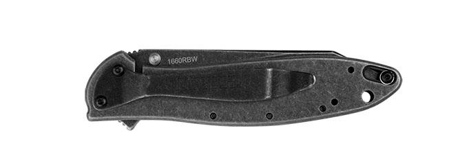 Kershaw 1660RBW Random Leek 3" Reverse Tanto Blade Knife - View 2