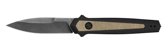 Kershaw 7950 Launch 15 3.5" CPM Magnacut, Micarta Inlay, Black Aluminum - View 2