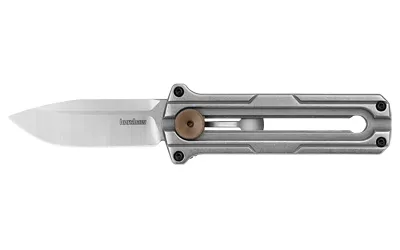 Kershaw 2046 Cybernet OTF D2 Spear Point Blade Stonewash Finish - View 2