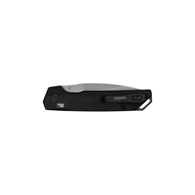Kershaw 7038 Launch Iridium 3.45" Drop Point Plain Blade Black - View 2