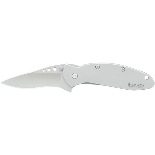 Kershaw 1620FL Scallion 2.4" Drop Point Stainless Pocketknife - View 2