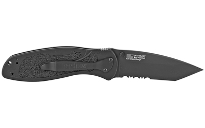 Kershaw Blur Tanto 3.40 In Black Serrated Stainless Steel Blade - View 3