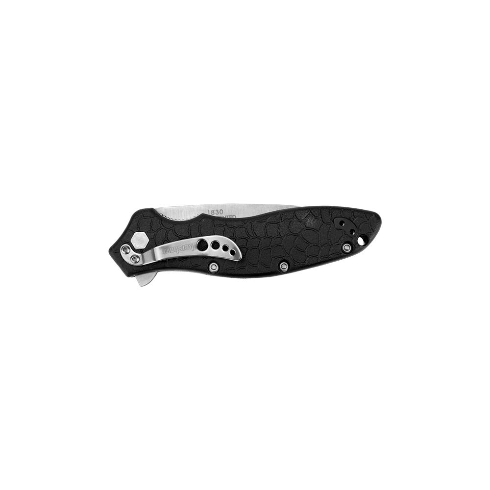 Kershaw 1830 Oso Sweet 3" Flipper Knife, Satin 8Cr13MoV Blade, GFN Handle - View 2