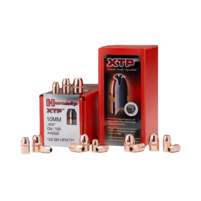 Hornady 40000 XTP Hunting 10mm Auto .400 155 gr Hollow Point XTP - View 2