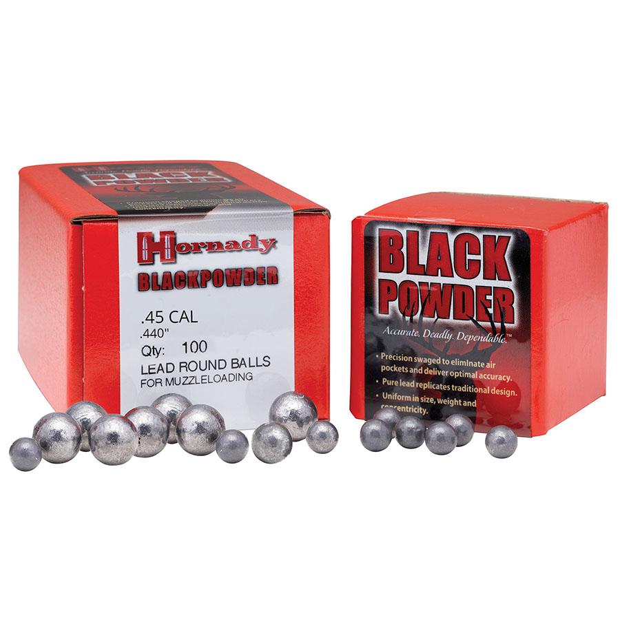 Hornady 6040 Black Powder Lead Balls 45 Cal .440 - View 2