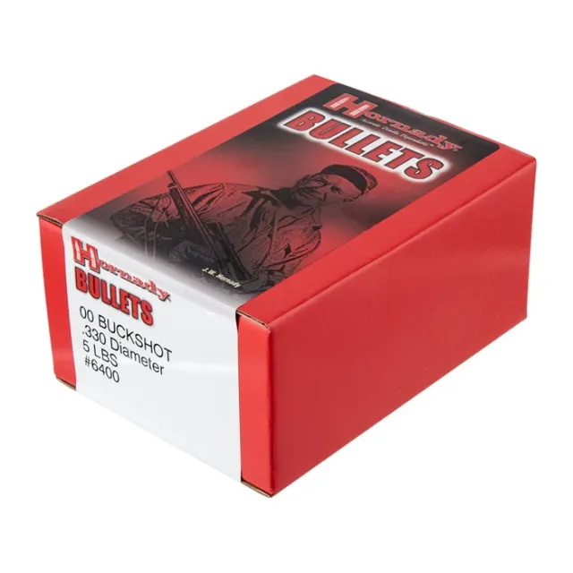 Hornady 6400 #00 .330" Diameter Lead Buckshot 5lb Bag - View 2