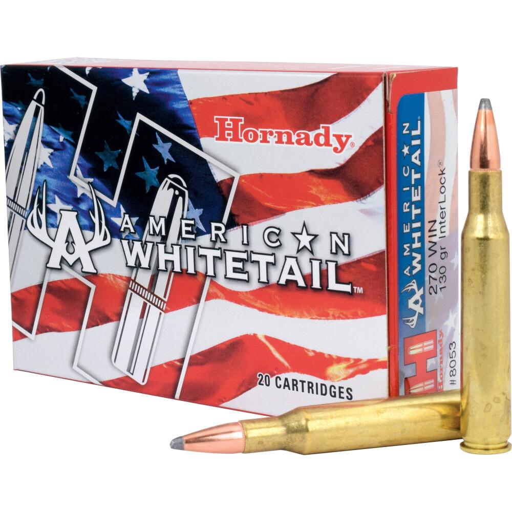 Hornady American Whitetail 270 Winchester 130 Grain 20 Rounds Box - View 2