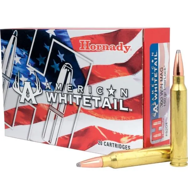 Hornady 300 Win Mag 150 Gr Interlock 20 Rounds Box - View 2