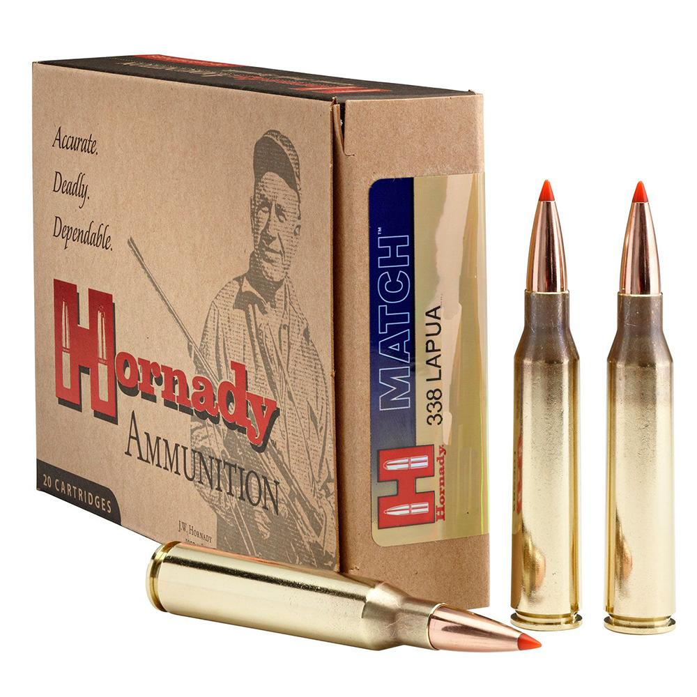 Hornady 8230 338 Lapua Magnum 250 Grain BTHP Match 20 Rounds - View 2