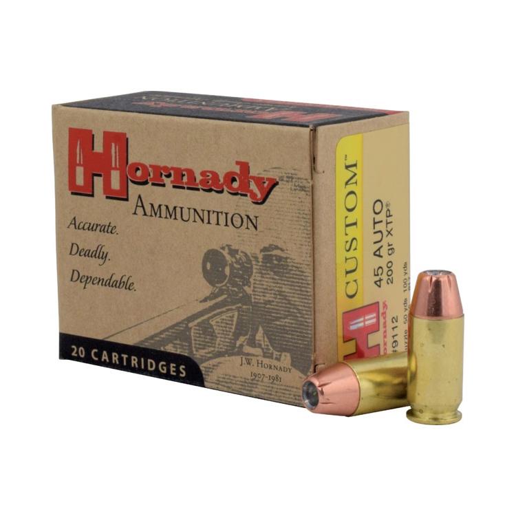 Hornady 9112 Custom .45 ACP 200 Grain XTP Hollow Point 20 Rounds - View 2