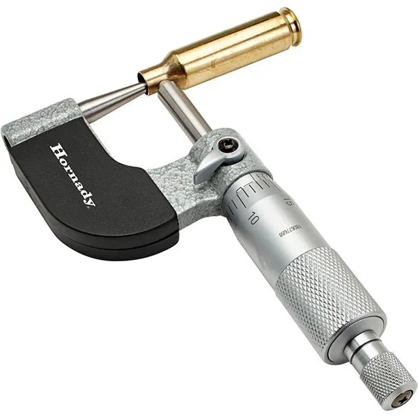 Hornady 050059 Vernier Ball Micrometer Stainless Steel 0-1" Accuracy - View 2