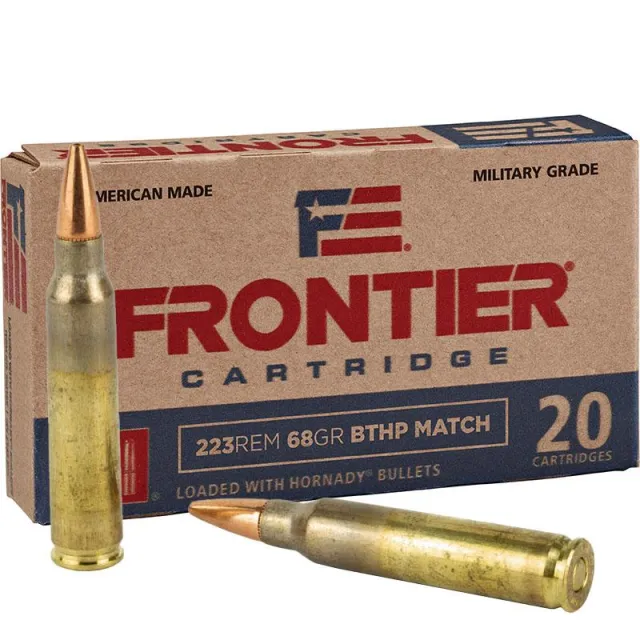 Hornady FR160 223 Rem 68 gr BTHP 20 Rounds Brass Case Military Grade - View 2
