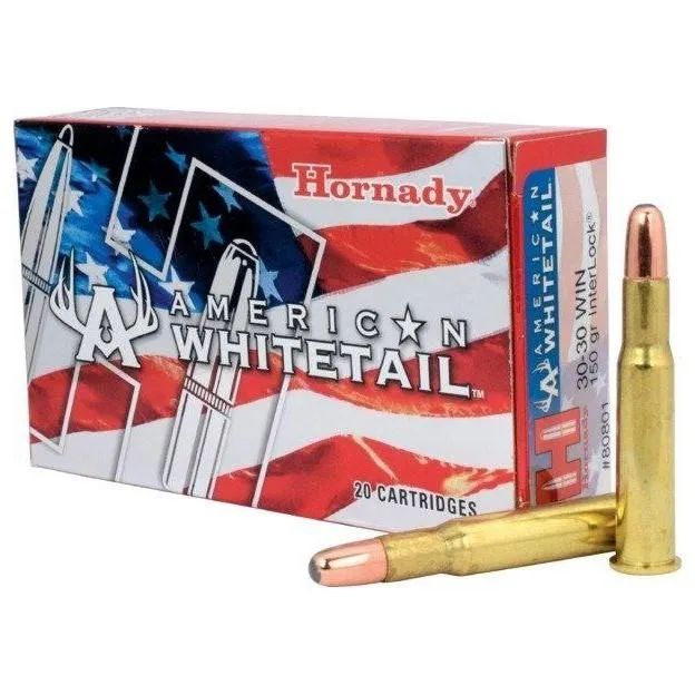 Hornady American Whitetail 30-30 Winchester 150 Gr InterLock 20 Rounds Box - View 2