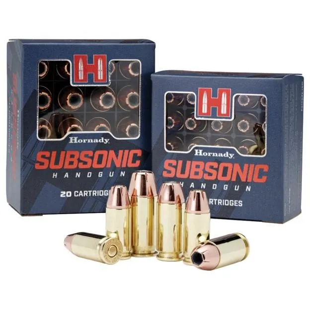 Hornady 90287 Subsonic Handgun 9mmLuger 147gr XTP 25 Per Box/10 Case - View 2