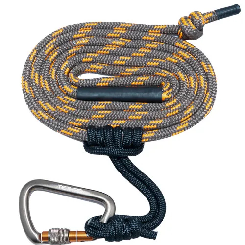 Tethrd 11MM Tree/Lineman 8' W/Carabiner - View 2