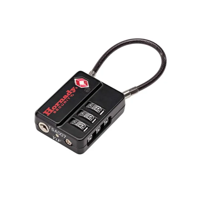Hornady Flex Micro TSA Cable Lock 3-Dial Combination Black - View 2