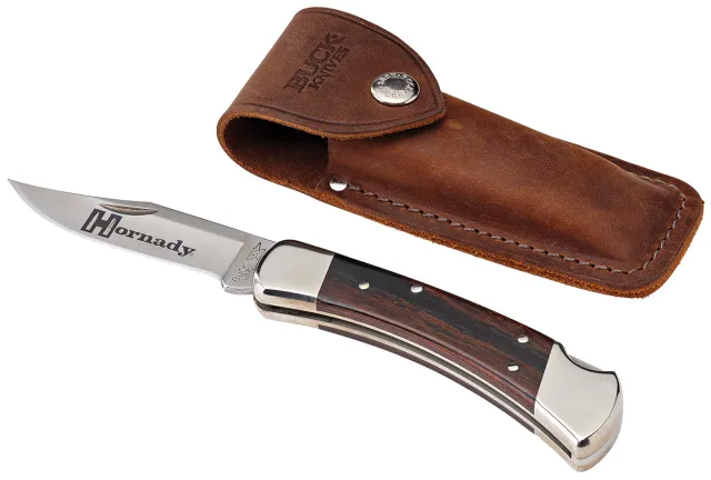 Hornady 99126 Buck 110 Folding Knife 420HC Steel Blade Ebony Handle - View 2