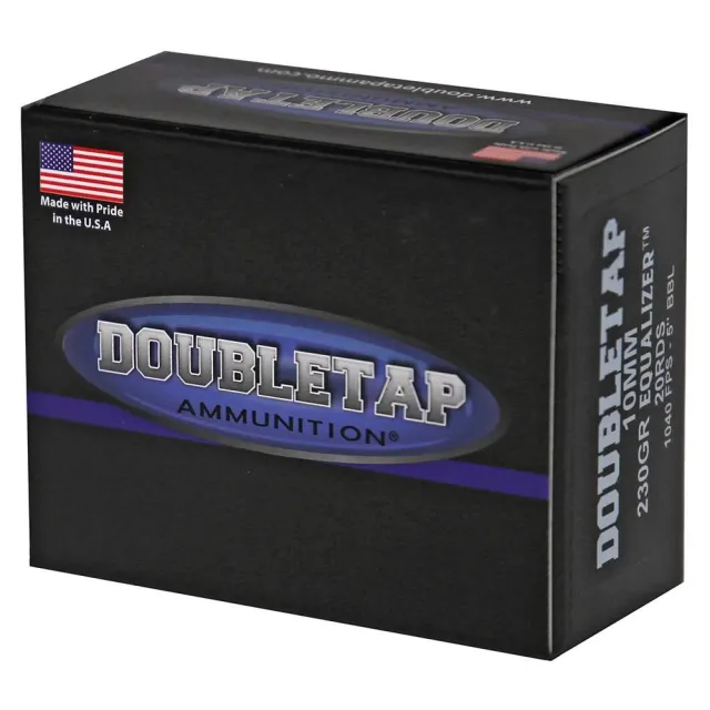 DoubleTap 10MM230EQ 10mm Auto 230gr JHP+Lead Ball Ammo 20 Rounds - View 2