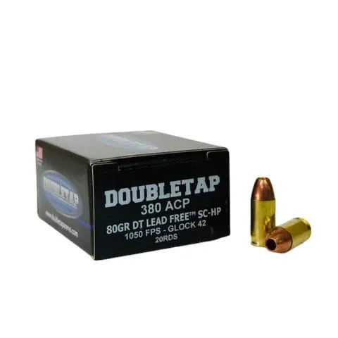 DoubleTap 380A80X 380ACP 80gr TAC-XP Lead-Free Ammo 20 Rounds - View 2
