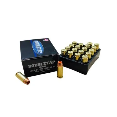 DoubleTap Ammunition 10MM125X 10mm Auto 125gr SC-HP 4.5in Brass 20 Rounds - View 2