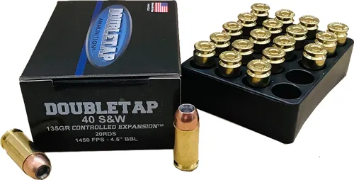 DoubleTap 40135CE .40 S&W 135gr JHP Ammo 20 Rounds Box - View 2