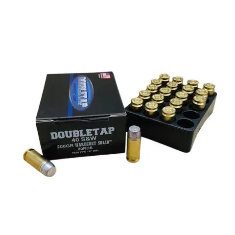 DoubleTap 40200HC Hunter 40S&W 200gr Hard Cast Solid Ammo 20 Rounds - View 2