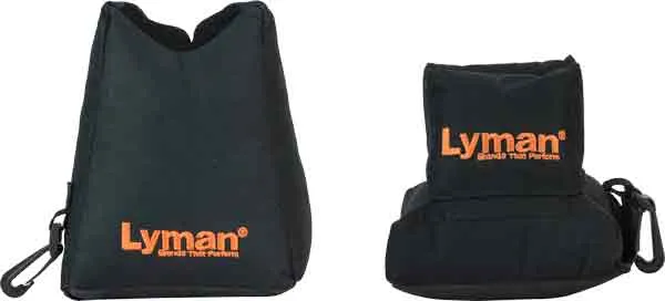 Lyman Crosshair Shooting Bag Combo Front & Rear Black Nylon - View 2