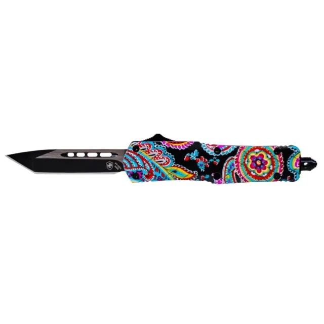 Templar SQT231 Quilt Gen II 2.69" OTF Tanto Black Oxide 440C Blade - View 2